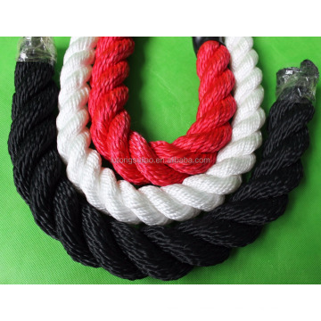 red, black, white color 30mm pp multifilament twisted rope